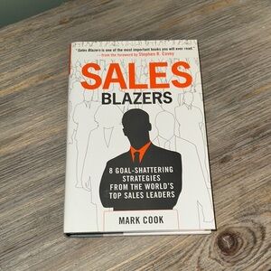 Sales Blazers Book - White and Orange Cover
